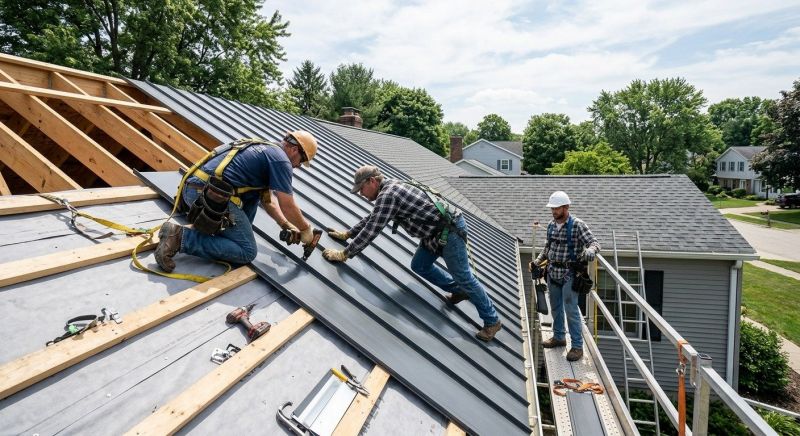 Aluminum Roof Installation in Williamson, GA