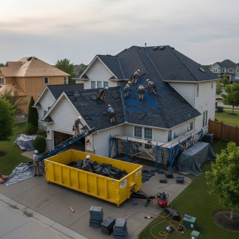 Asphalt Roof Replacement in Hampton, GA