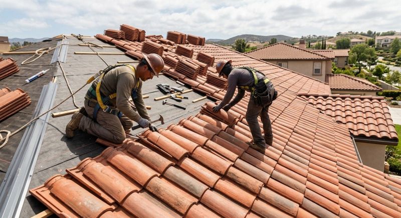 Barrel Tile Roof Installation in Fayette County, GA