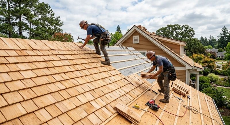 Cedar Roof Installation in Douglasville, GA