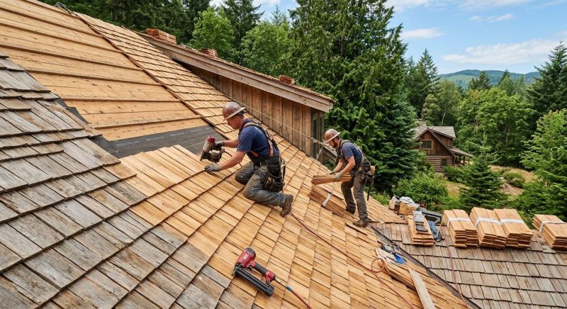 Cedar Roof Installation in Gay, GA