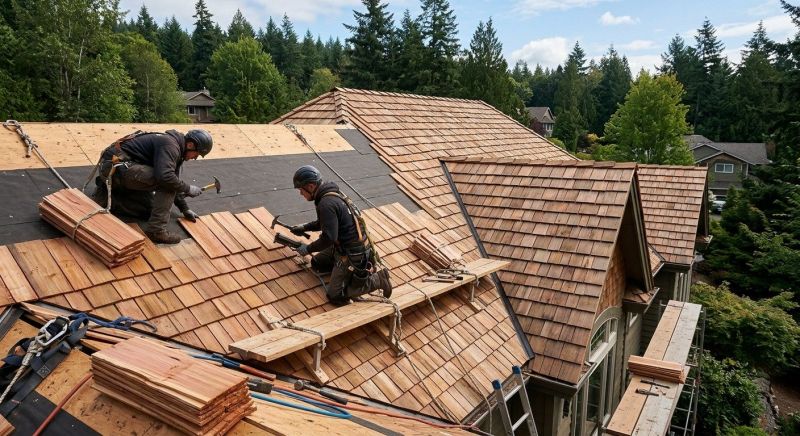 Cedar Roof Installation in Newnan, GA