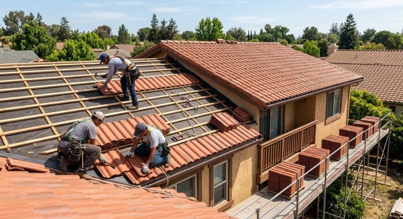 Clay Roof Installation in Sharpsburg, GA