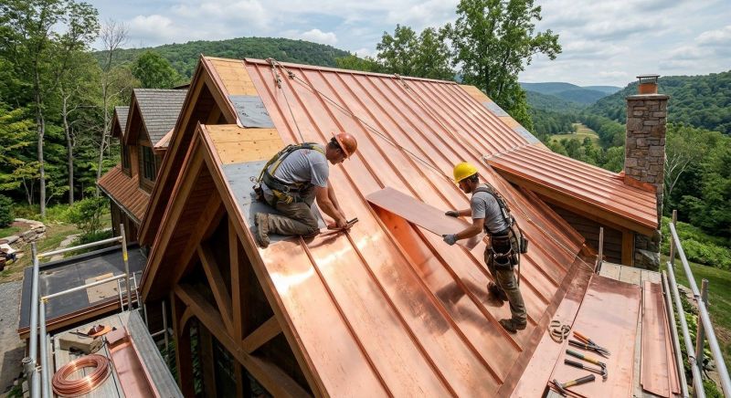 Copper Roof Installation in Fayette County, GA