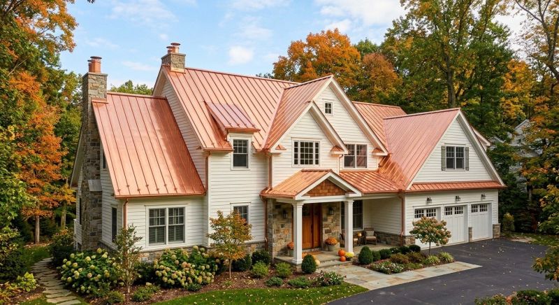 Copper Roof Replacement in Fayette County, GA