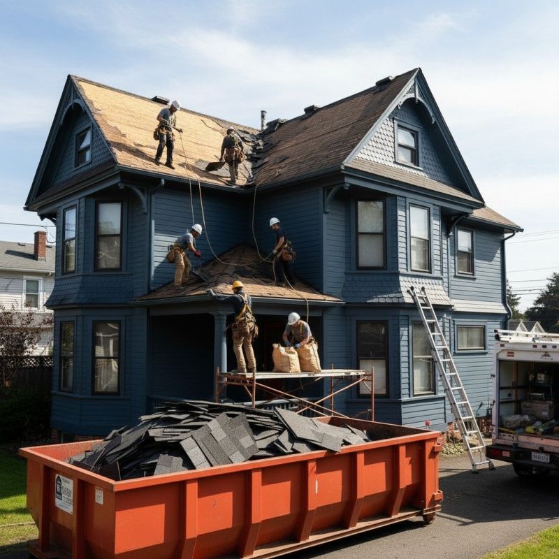 Damaged Roof Replacement in Douglasville, GA