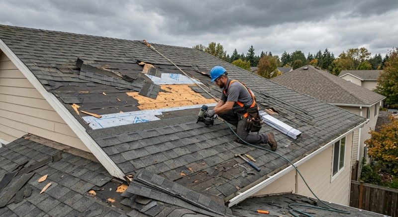 Damaged Roof Replacement in Lovejoy, GA