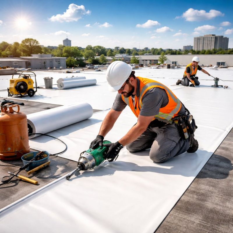 Epdm Roof Installation in Douglasville, GA