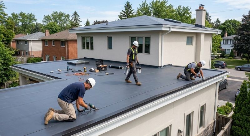 Flat Roof Installation in Fayetteville, GA