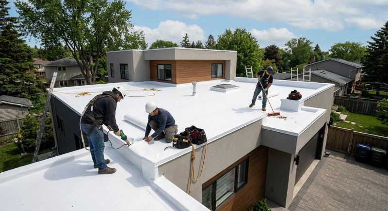 Flat Roof Installation in Henry County, GA