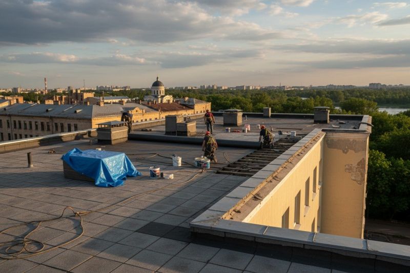 Flat Roof Replacement in Clayton County, GA