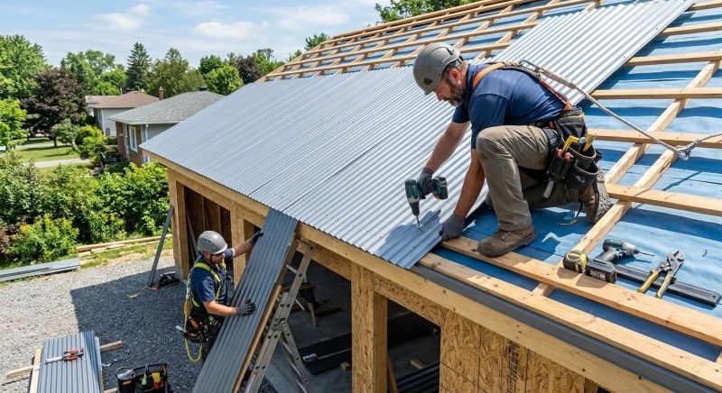 Metal Roof Installation in Union City, GA