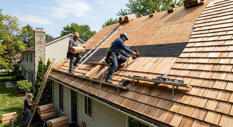 Shake Roof Replacement in Hampton, GA