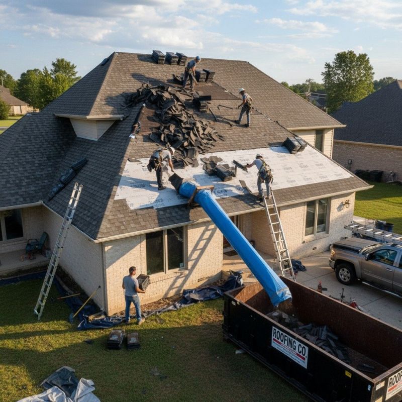 Shingle Roof Replacement in Ellenwood, GA