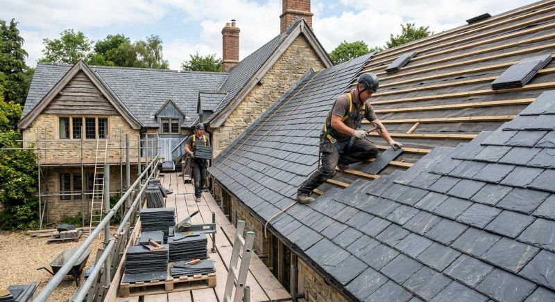 Slate Roof Installation in Atlanta, GA