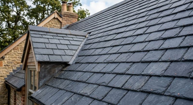 Slate Roof Installation in Sharpsburg, GA