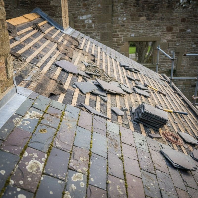 Slate Roof Replacement in Atlanta, GA