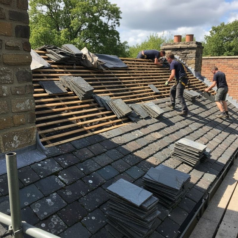 Slate Roof Replacement in Coweta County, GA