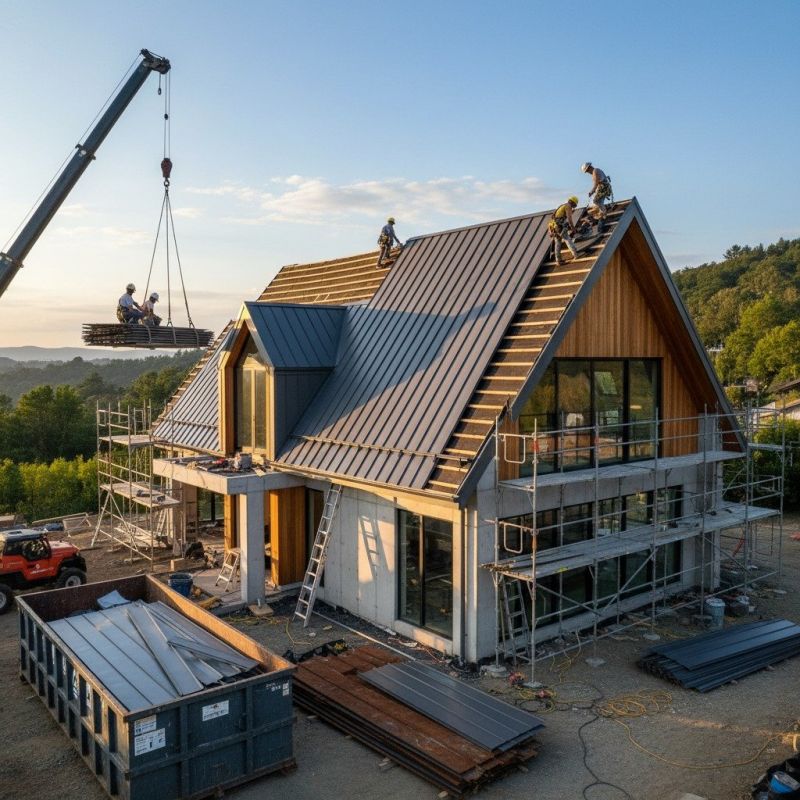 Steel Roof Replacement in Ellenwood, GA
