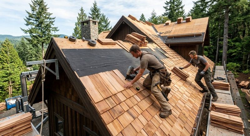 Wood Roofing Installation in Fairburn, GA