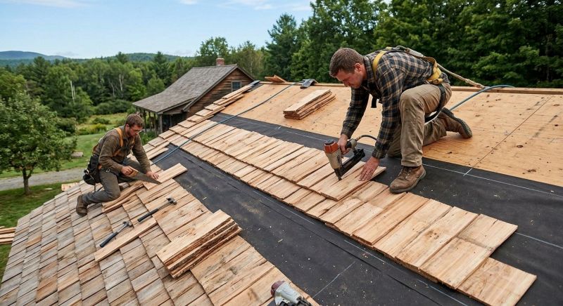 Wood Roofing Installation in Tyrone, GA