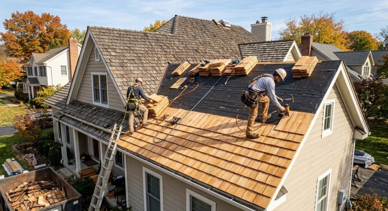Wood Shake Roof Replacement in Mcdonough, GA